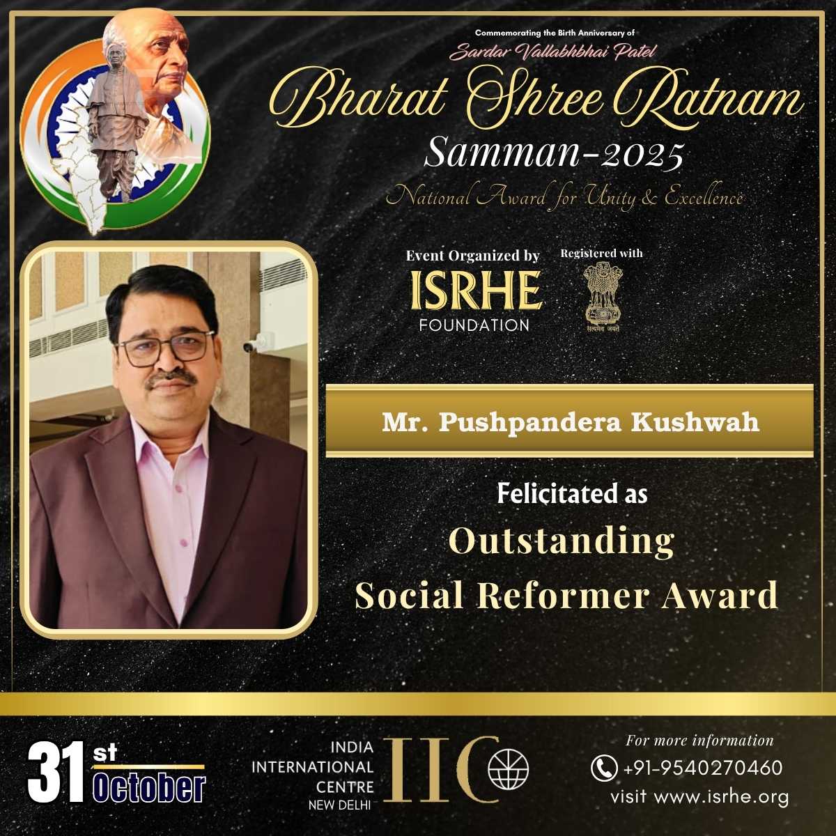 Mr. Pushpandera Kushwah